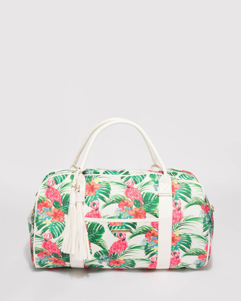 Multi Colour Abby Tassel Weekender Bag