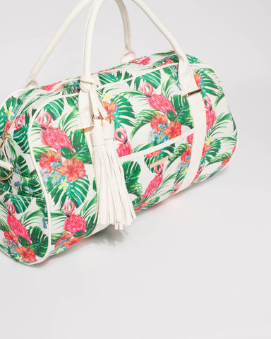 Multi Colour Abby Tassel Weekender Bag