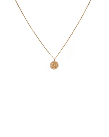 Cubic Zirconia Gold Plated Fine Pendant Necklace