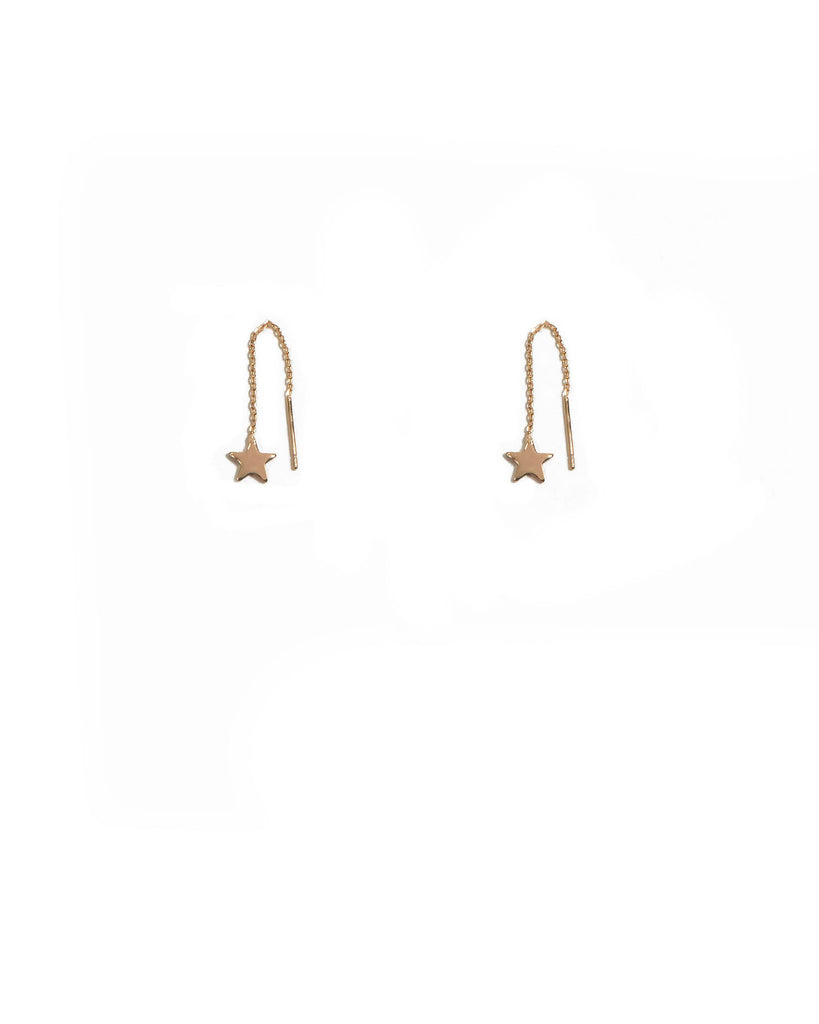 Gold Plated Mini Star Earrings