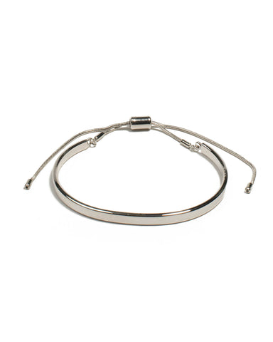 White Gold Plated Real Metal Cuff Bracelet Wristwear
