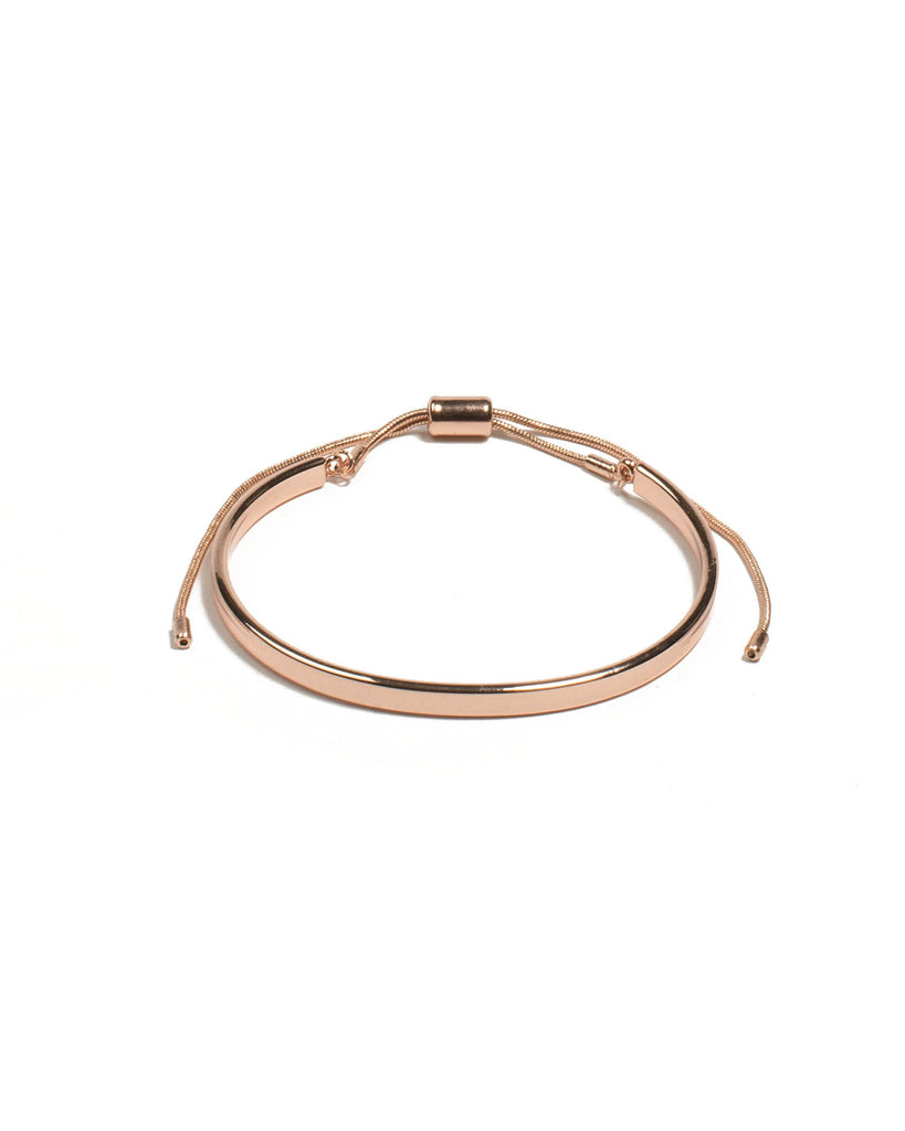 Rose Gold Plated Real Metal Cuff Bracelet Wristwear