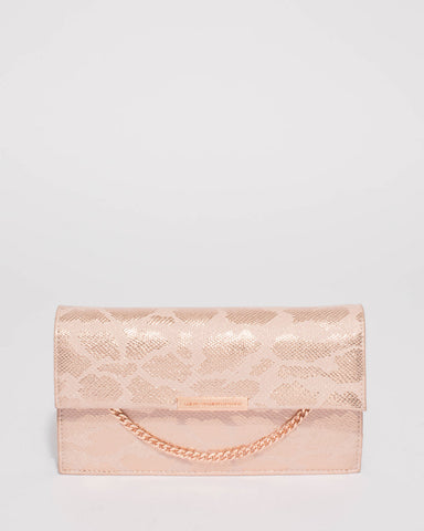 Pink Rose Gold Claire Crossbody Bag