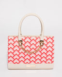 Multi Colour Steph Chain Mini Tote Bag With Gold Hardware