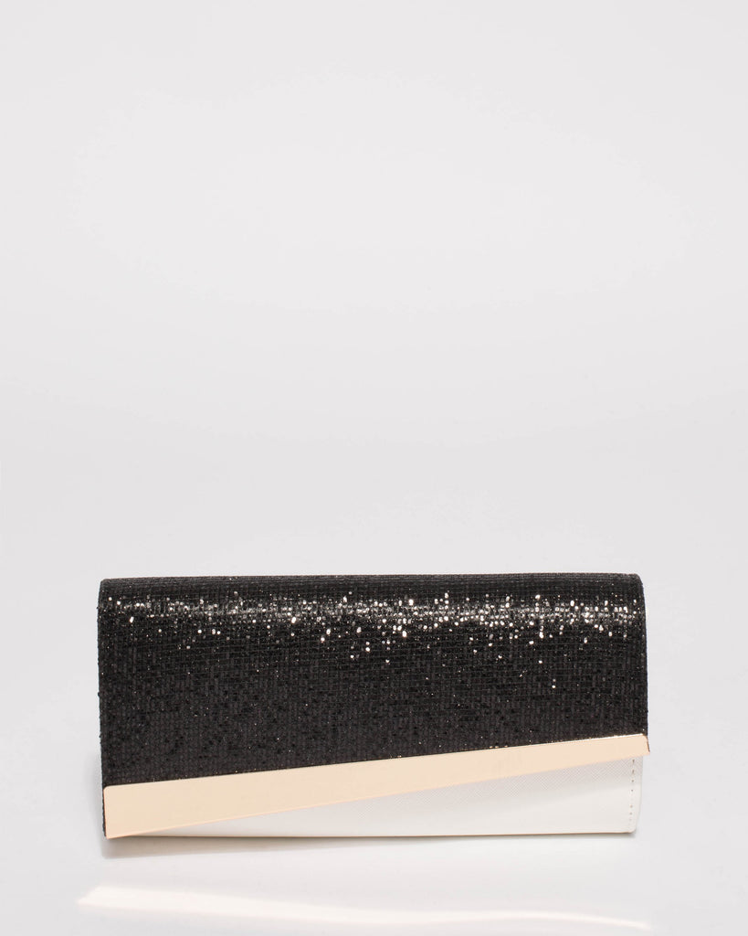 Monochrome Elly Diagonal Clutch Bag