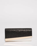 Monochrome Elly Diagonal Clutch Bag