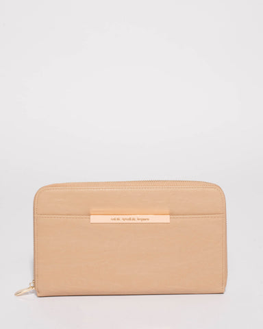 Natural Sandy Large Wallet