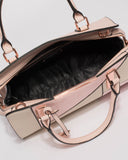 Pink Ivory Kimberly Panel Tote Bag