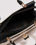 Monochrome Stephanie Square Scarf Tote Bag