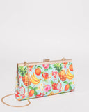 Multi Colour Rosa Clutch Bag