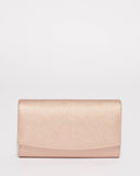 Rose Gold Lizzie Eve Clutch Bag