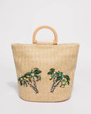 Natural Ashley Palm Tote Bag