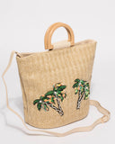 Natural Ashley Palm Tote Bag