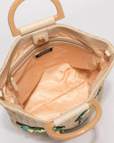 Natural Ashley Palm Tote Bag