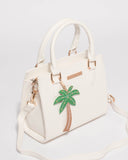 White Sia Palm Mini Bag