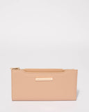Natural Removable Card Section Wallet