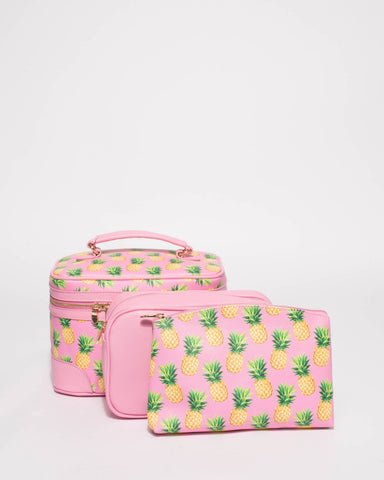 Pink Pineapple Cosmetic Case Pack