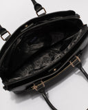Black Taylor Pocket Tote Bag
