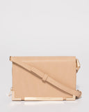 Beige Jaz Crossbody Bag