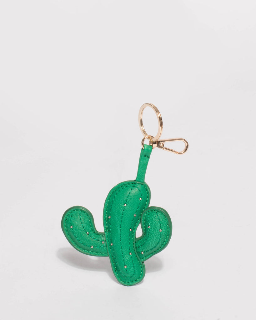 Green Cactus Key Chain