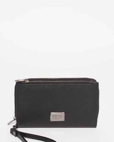 Black Jayden Wristlet Wallet
