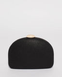 Black Erica Hardcase Clutch Bag