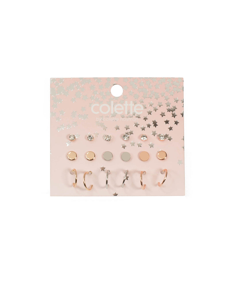 Mixed Tone The Basics Earring Pack