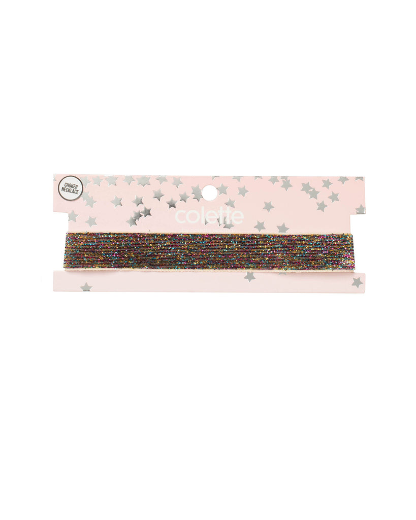 Multi Colour Sparkle Choker Necklace
