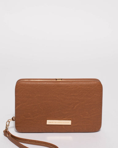 Tan Eve Hardcase Wallet