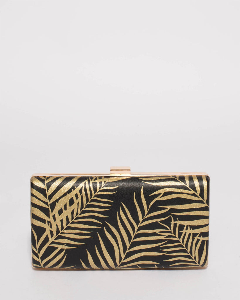 Black Gold Lorna Hardcase Clutch Bag