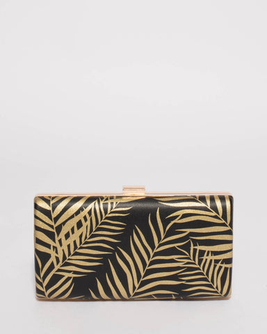 Black Gold Lorna Hardcase Clutch Bag