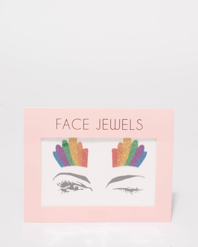 Multi Colour Glitter Face Stickers