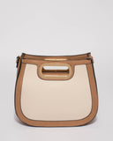 Natural Jana Structured Tote Bag