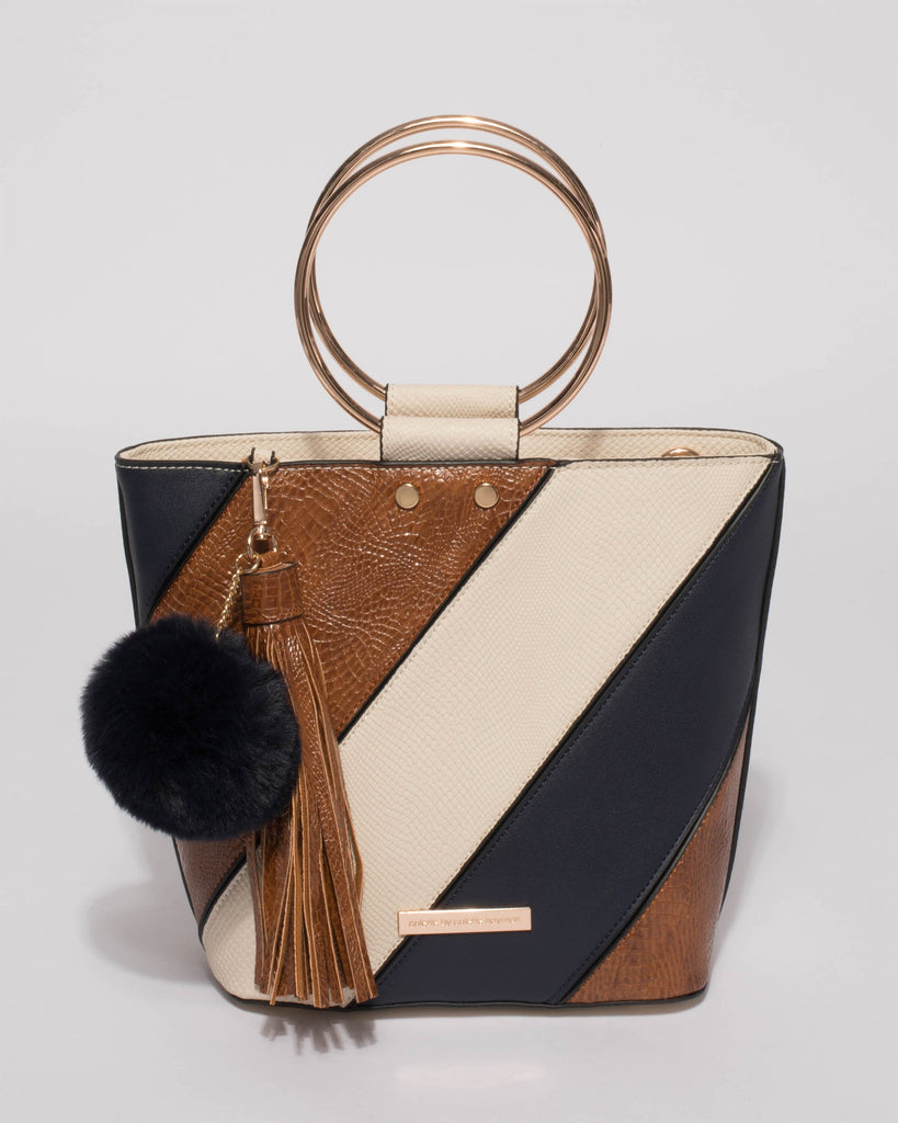 Multi Colour Emma Ring Bucket Mini Bag