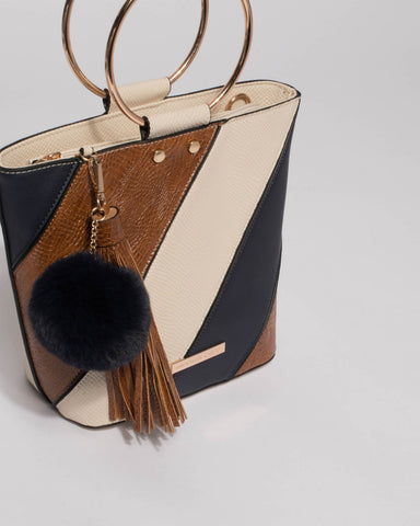 Multi Colour Emma Ring Bucket Mini Bag