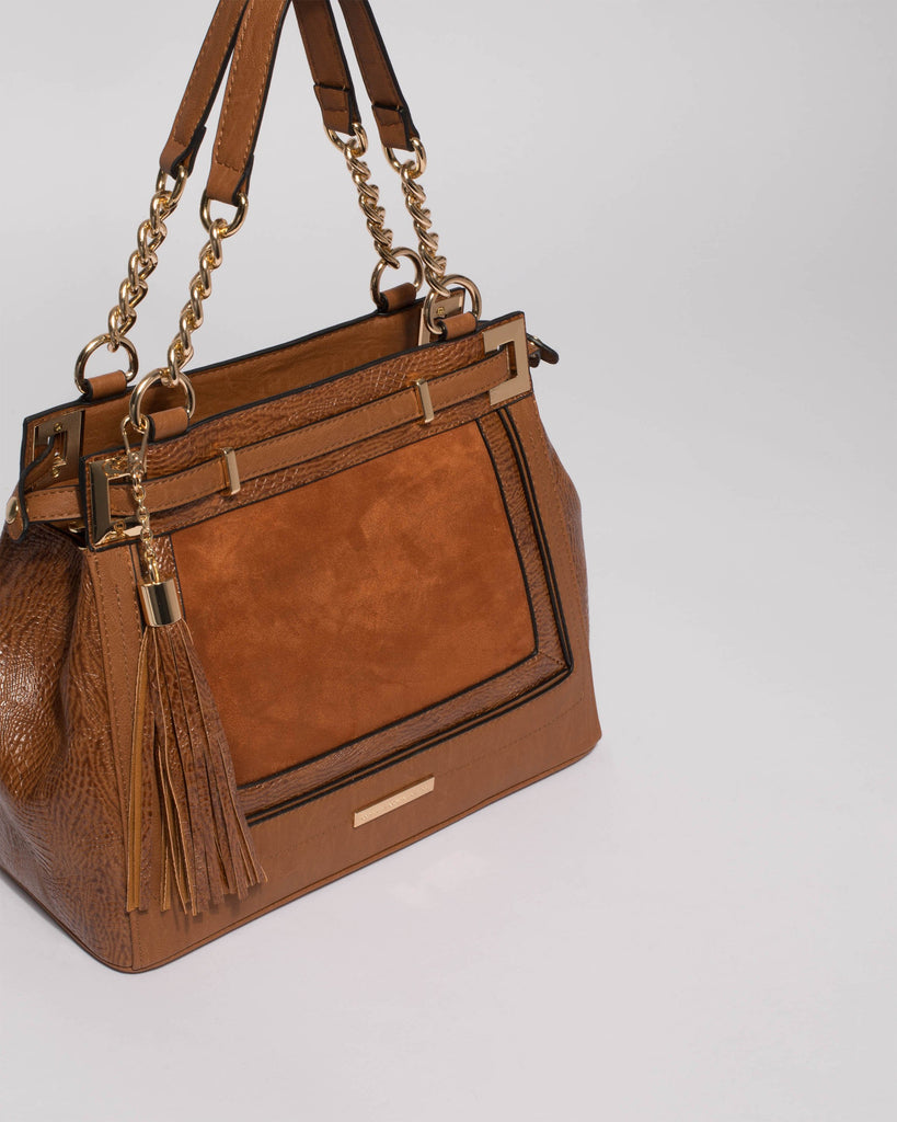 Tan Zoe Multi Tote Bag