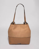 Caramel Scarlett Slouch Tote Bag