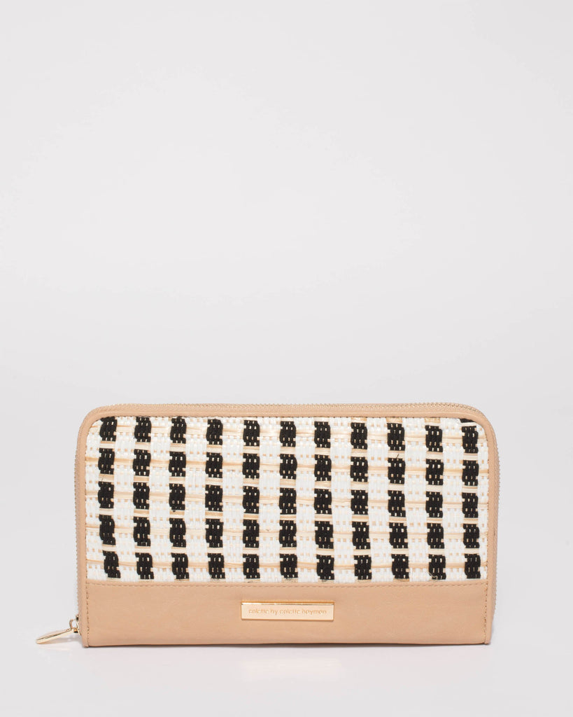 Natural Weave Travel Wallet