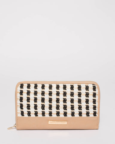 Natural Weave Travel Wallet