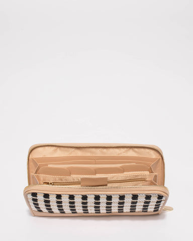 Natural Weave Travel Wallet