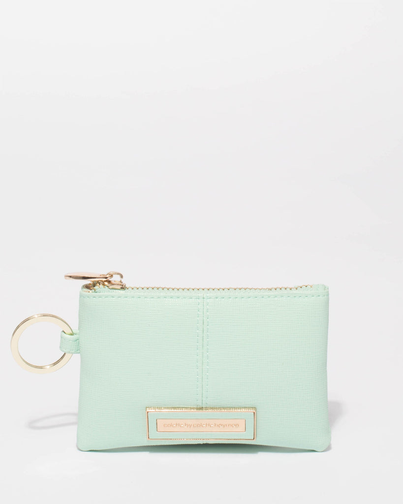 Mint Green Keyring Purse