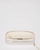 White Nina Embossed Wallet