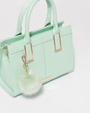 Mint Green Stef Pom Pom Mini Bag