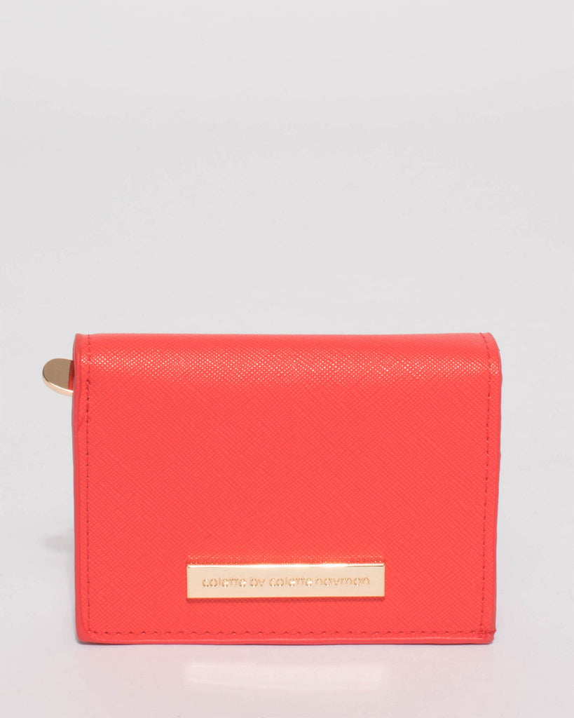 Red Morgan Mini Wallet