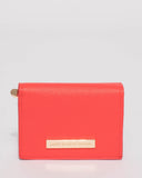 Red Morgan Mini Wallet