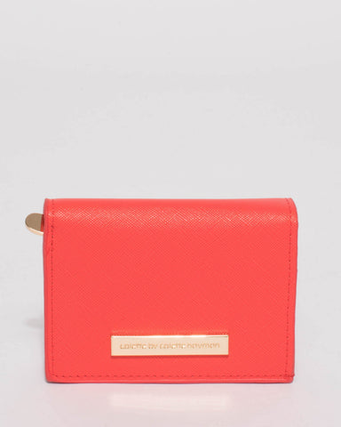 Red Morgan Mini Wallet