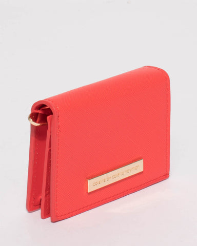 Red Morgan Mini Wallet