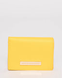 Yellow Morgan Mini Wallet