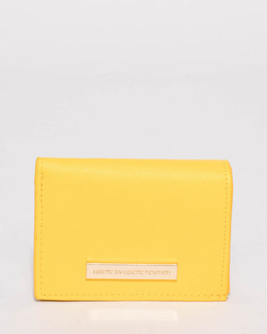 Yellow Morgan Mini Wallet