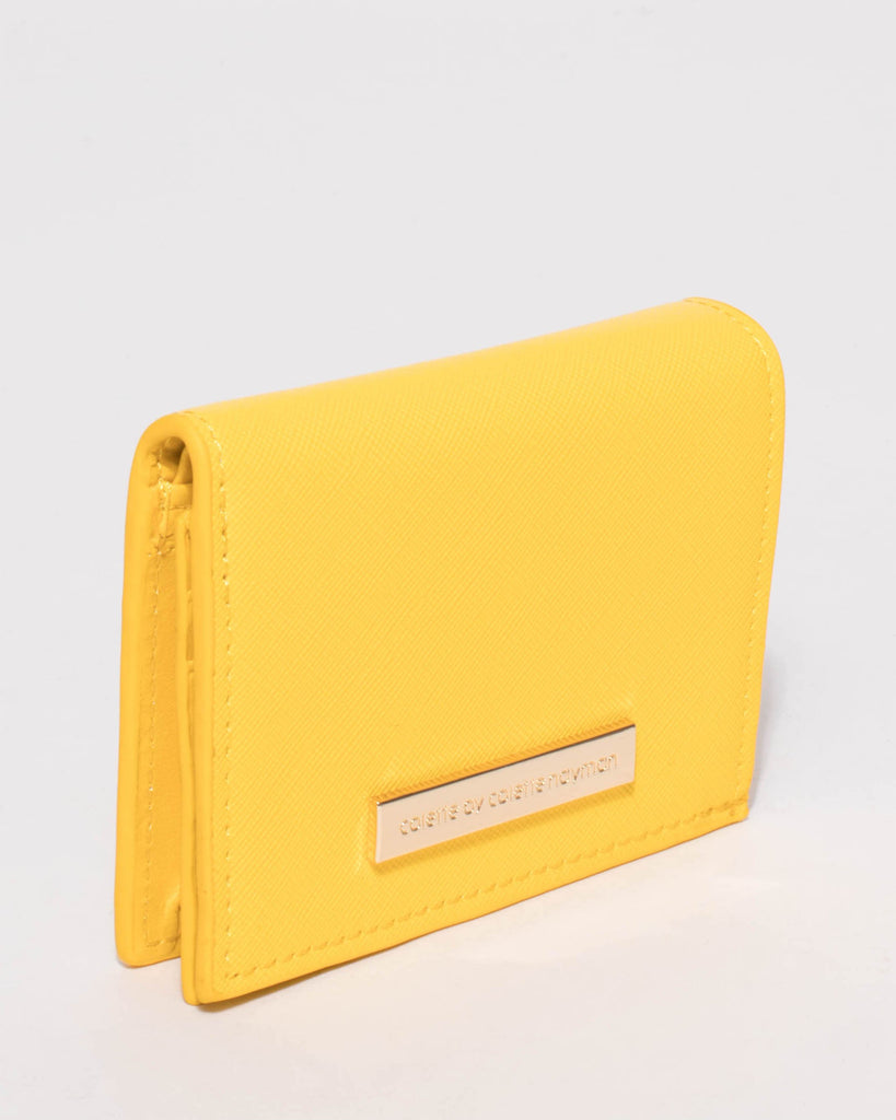 Yellow Morgan Mini Wallet